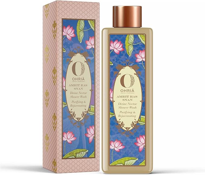Ohria Ayurveda Amrit Ras Shower Wash | Refreshing & Hydrating, 200ml - Image 2
